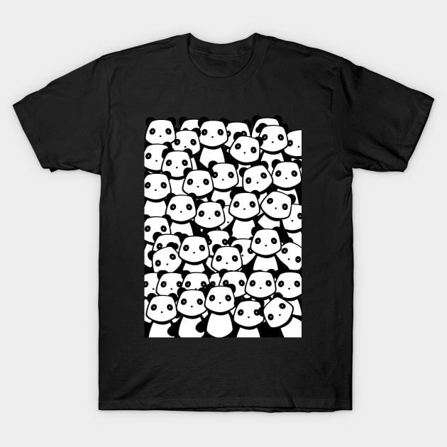 Panda Pack T-Shirt by citypanda